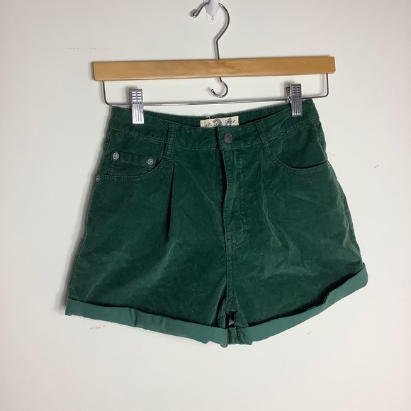 Highrise Green Corduroy Shorts | Poshmark